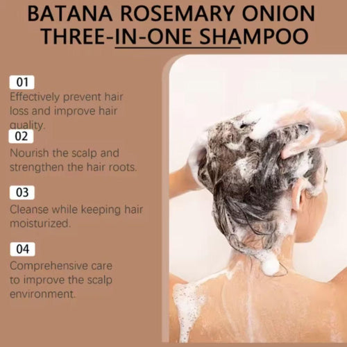 Batana Rosemarry Onion Shampoo (BUY 1 GET 1 FREE)